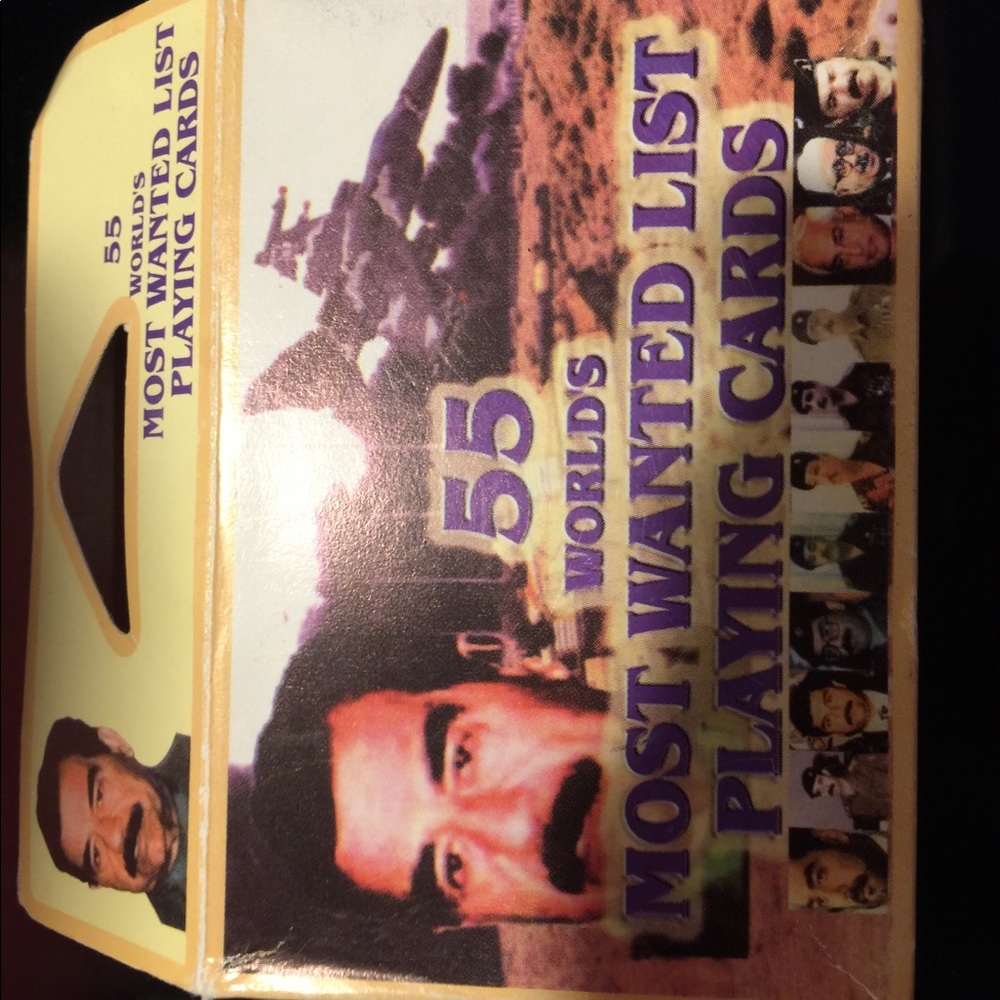 Iraqi war playing cards